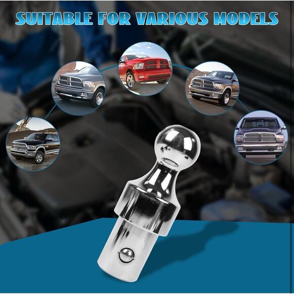 60638 Gooseneck Hitch Kit 2-5/16” Ball & Chains for Ram 2500/3500 13–23 - Picture 4 of 7